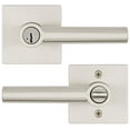 thumbnail image 5 of Kwikset 740MILSQT-15S Milan Single Cylinder Keyed Entry Door Lever Set - Nickel, 5 of 7