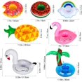 thumbnail image 2 of 7 Pack Inflatable Cup Holder Cartoon with 1 Air Pump Random Color, 2 of 2