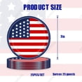 thumbnail image 3 of HANSAMU 4th of July Disposable Paper AFN1Plates American Flag Patriotic Party Supplies, Red White and Blue Paper Plates for Memorial Day Independence Day Decorations, Serve 25, 3 of 3