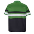 thumbnail image 5 of pstuiky camiseta de hombre, Blusa informal de manga corta con cuello vuelto y botones con costuras a rayas para hombre ropa de hombre s, 5 of 5