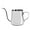 8.5oz, Silver, variant on ABCISI Gooseneck Kettle, Pour Over Coffee Kettle, Stainless Steel Gooseneck Spout Pour Over Coffee Kettle, Long Narrow Drip Spout Coffee Tea Pots, Home Brewing, Camping (12oz, Black with Lid)
