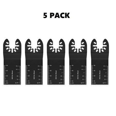 

5pcs Power Oscillating Tool Blades 34mm Metal Wood Oscillating Multitool Kit Multi Tool