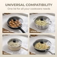 thumbnail image 6 of Sunhouse 11'' Tempered Glass Lid, Universal Replacement Lid for Pots and Pans, Oven and Dishwasher Safe, 6 of 8