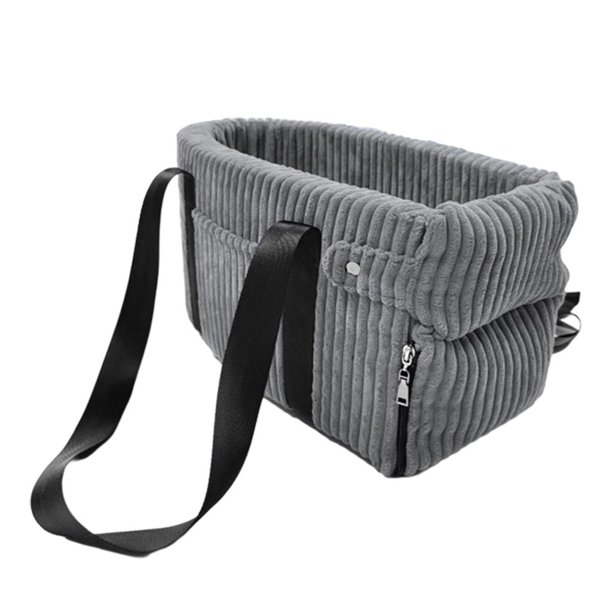 Asiento de coche portátil para cachorros Zulema Nido de barrera protectora de asiento de coche Gris