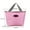 Pink, variant on Yaoyar Insulated Grocery Bag with Zippered Top, Thermal Reusable Canvas Shopping Tote for Groceries, Travel Picnic Leakproof Cooler Bags