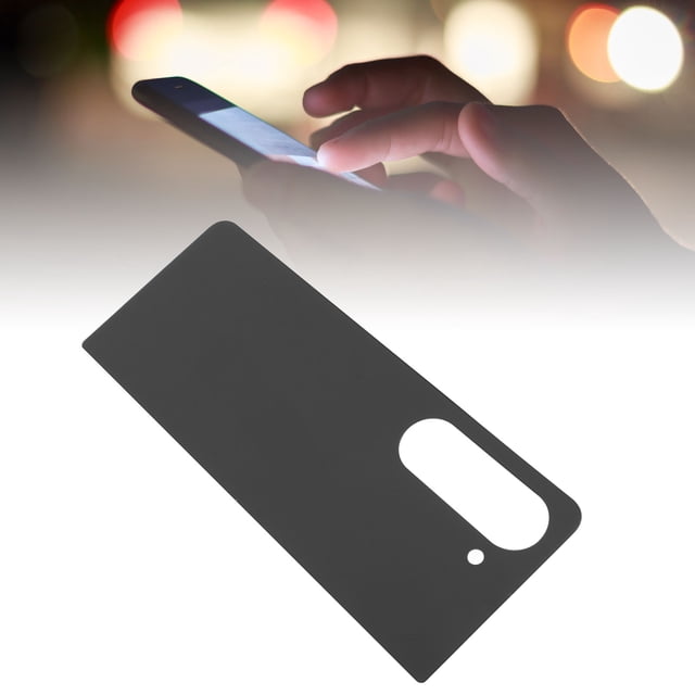 Phone Rear Glass Cover, Professional Standard Phone Rear Cover Glass Replacement Easy To Install for Z Fold 5 5G F946 Black,White