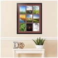 thumbnail image 2 of ArtToFrames Collage Photo Picture Frame with 9 - 6x8 Openings, Framed in Black with Cognac and Black Mats (CDM-3926-213), 2 of 8