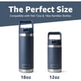 thumbnail image 4 of Jmoe USA Silicone Boot for Yeti Rambler Jr 12oz and 18oz Bottle | 2mm Sleeve | Anti-Slip Boot | Protector for the Bottom of your Bottle | Protects Against Damage | BPA Free Silicone (Frosted), 4 of 5