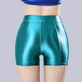 thumbnail image 4 of Oily Silky Shiny Oversize Shorts Night Club Hot Pants Sexy Popular A M, 4 of 4