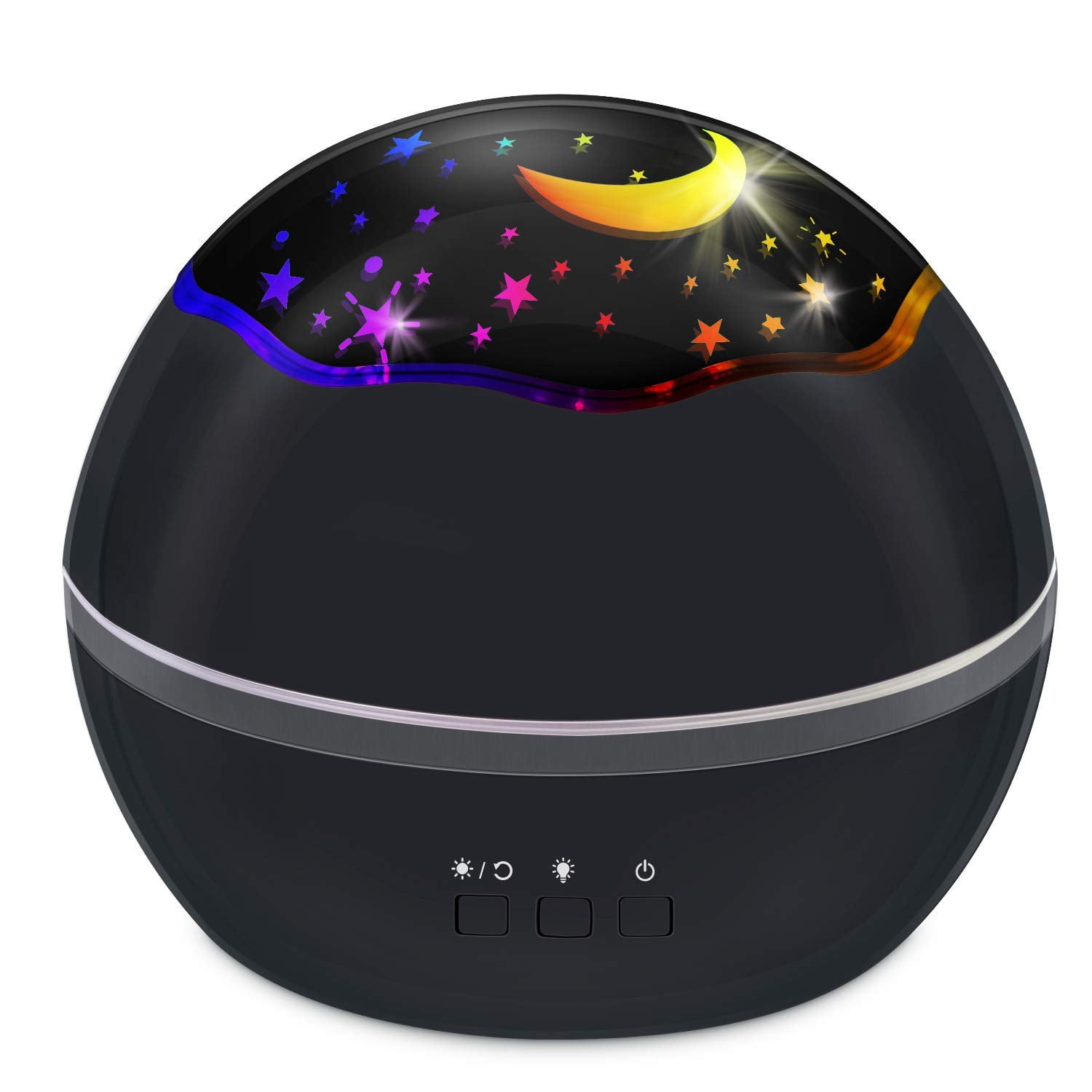 CANDA Rotating Star Ocean Projector Night Light for Kids Gifts for Boys Girls 