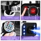 thumbnail image 3 of Máquina de humo para Halloween al aire libre con 6 luces estroboscópicas LED, máquina de humo de 1200 W para interiores con control remoto para DJ, fiestas, discotecas, escenarios y bodas, 3 of 7