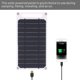thumbnail image 2 of Panel de carga de supervivencia para senderismo, cargador de tableta para teléfono móvil, batería alimentada por energía Solar, 10W, 2 of 3
