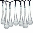 thumbnail image 1 of 30 LED Water Drop Solar Party LED String Light Powered Party Fairy Outdoor String Lights for Patio Garden Yard Home Party, 1 of 5