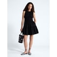 thumbnail image 2 of Free Assembly Women's and Women's Plus Smocked Cotton Drop Waist Mini Dress, Sizes XS-4X, 2 of 5