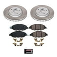 thumbnail image 2 of PowerStop Front Semi-Coated Rotor and Low-Dust Ceramic Brake Pad Kit SC6496, 2 of 3