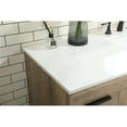 thumbnail image 4 of 60 inch single bathroom vanity in natural oak, 4 of 8