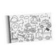 thumbnail image 3 of 2 rollos de papel para colorear, hojas para colorear de pared, papel para pintar EstiloD, 3 of 9