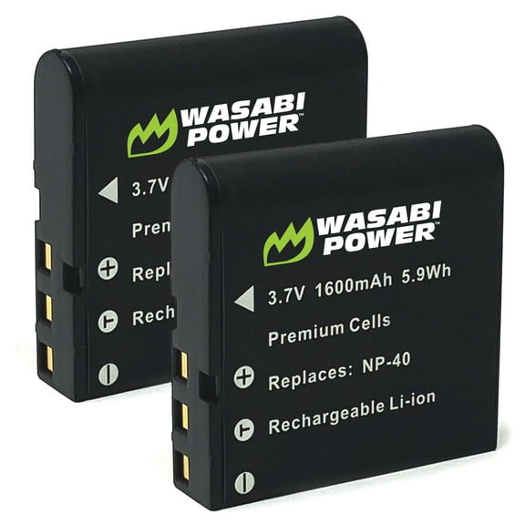 Wasabi Power Battery (2-Pack) for Kodak LB-060