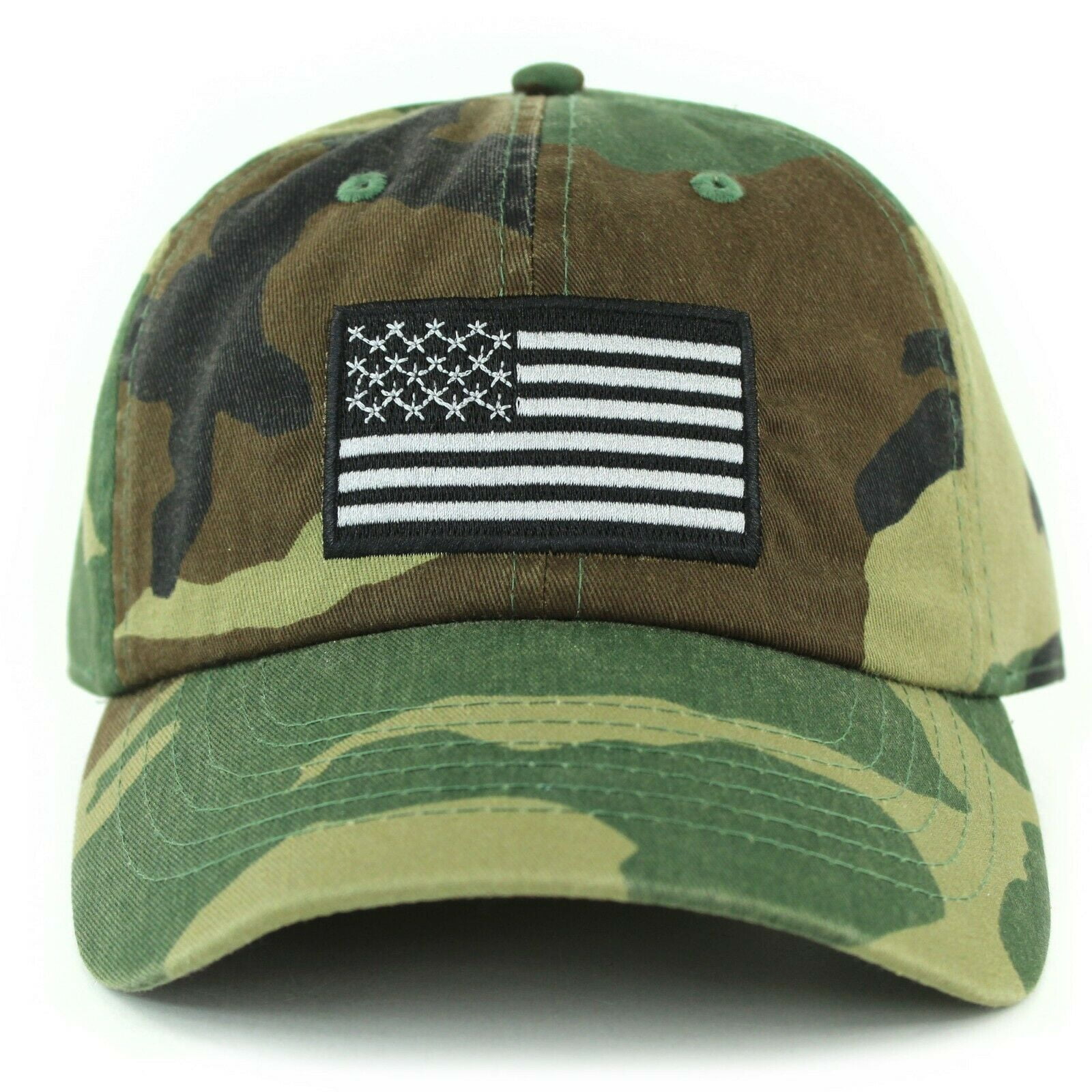 Baseball Cap Hat Adjustable Embroidered USA Flag Logo New 