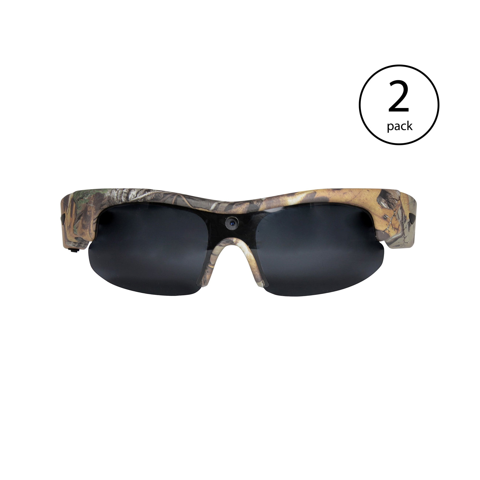 Moultrie Hunting Fishing Sport Camo Glasses w/ BuiltIn Video Camera (2