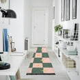 thumbnail image 4 of Yayeee Runner Rug for Bedroom 2'x6' Machine Washable Hallway Non Slip Mat, Pink Abstract, 4 of 8