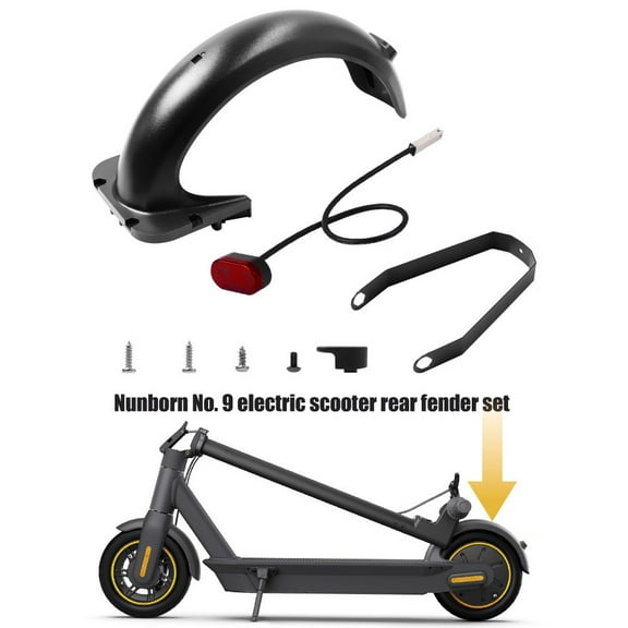 Electric Scooter Rear Mudguard Mudguard Taillight Bracket Kit for Ninebot Max G30