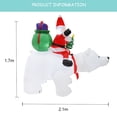 thumbnail image 3 of Juguete Inflable Navidad Luces LED Incorporadas Decoraciones Navideñas, 3 of 9