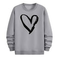 thumbnail image 6 of PNTUTB Fashion Valentine's Day Print Loose Comfort Casual Long Sleeves Crew Neck Pullover Sweatshirts for Men, 6 of 6