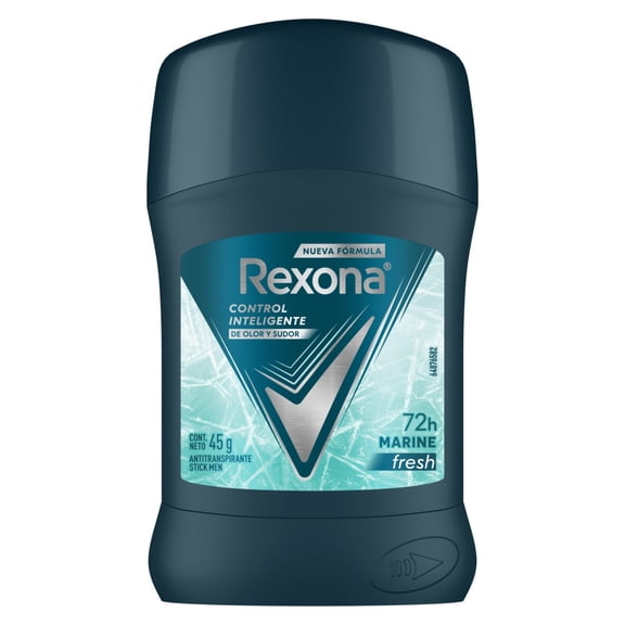 Antitranspirante Rexona marine en barra para caballero 45 g