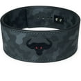 thumbnail image 2 of IBRO Powerlifting Lever Gym Belt ? Power 10MM Extreme Heavy Duty Genuine Leather Belts - Squats Deadlifts Bodybuilding Weight Lifting IPF Power Lifting Strongman for Men 10mm Black Camo M, 2 of 5