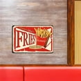 thumbnail image 6 of 1pc Vintage Metal Tin Sign 8x12 inch Retro Iron French Fries Sign Rust Look Always Hot Yummy Fries Poster for Home Kitchen Restaurant Cafe Fast Food Shop Wall Decor, 6 of 9