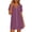 Purple., variant on Notched Collar Nightgown with Pockets Soft Comfortable Sleep Dress Pajama Gown (Women's or Women's Plus),Sizes M