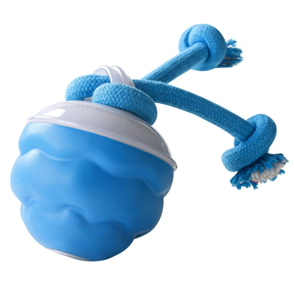 HBASD Interactive Dog Toys Ball with 3 Modes, Moving Dog Ball with Touch Activated, Squeaky Dog Toy for Puppy and Medium Dogs (Blue)