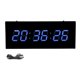 thumbnail image 3 of Reloj de pared digital LED para decoración del hogar, reloj de mesa, reloj de pared para estudio. Azul Digital, 3 of 9