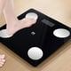 thumbnail image 1 of Fiudx Báscula Corporal Inteligente, Función Bluetooth de Alta Precisión, Pantalla Lcd Grande, Diseño Ligero y Portátil, Ideal para Casa, Oficina y Viajes, Vidrio Templado Resistente, Tamaño 26 X 26 X, 1 of 6