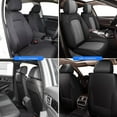 thumbnail image 3 of JIAMAOXIN Car Seat Covers Fit for Ford F-150 2009-2025: 2PCS Front Leather Seat Covers Waterproof Airbag Compatible Automotive Seat Cushion Protector(2 Seats,Black&Gray), 3 of 7