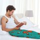 thumbnail image 5 of Balery Colorful Crab Pantalones de pijama para hombre, pijama ultraligero, pantalón de descanso-Large, 5 of 6