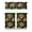 cfcl-1879, variant on Boho Vintage Curtains 24 Inch Short - 3 Panel Farmhouse Wildflower Set with Rustic Floral Design, Rod Pocket Kitchen