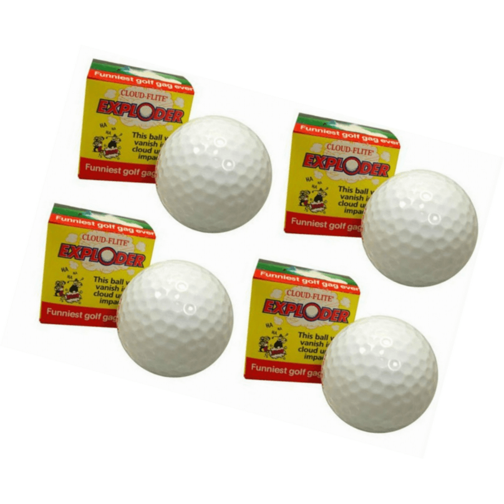 Exploding Golf Ball Four Pack by CloudFlite