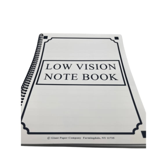 Bold Line Low Vision Notebook