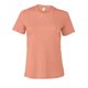 thumbnail image 1 of Bella + Canvas - Camiseta de Manga Corta para Mujer (Atardecer Coral Jaspeado), 1 of 3
