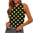 thumbnail image 2 of Ashirexll Tank Tops for Women Summer Sleeveless Round Neck Slim Side Ruched Basic Tee Shirts., 2 of 5