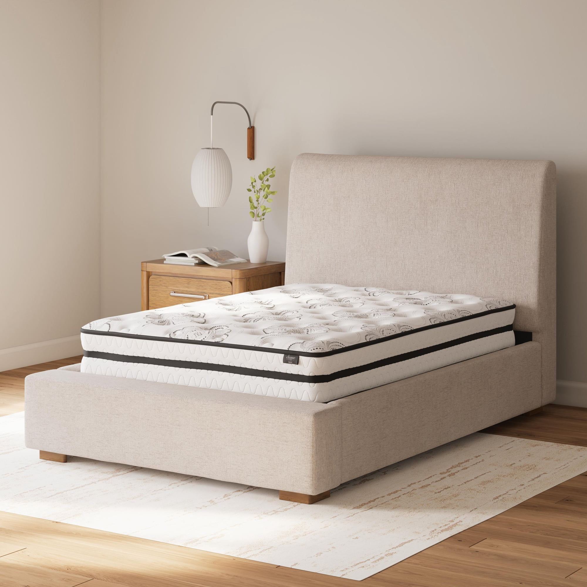 Signature Design by Ashley 10 Inch Chime Hybrid Innerspring Full Mattress with Cooling Gel Memory Foam