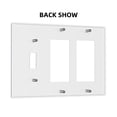 thumbnail image 2 of Game Capture Switch Cover Decorative Wall Plate 3-Gang 2-Decor 1-Toggle Standard Size, 2 of 5