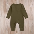 thumbnail image 4 of Jalioing Infant Baby Long Sleeve Romper Solid Color Jumpsuit Comfy Cute Cotton Bodysuit Fall Winter Outfits 0-24 Months, 4 of 8