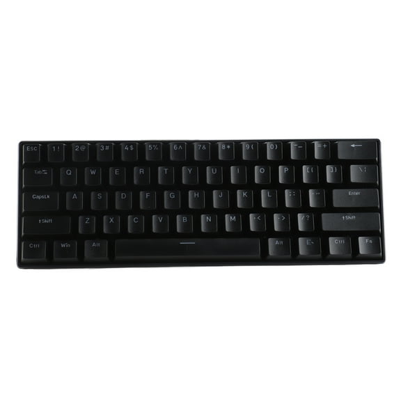 Bajeal K101 61 Keys Wired Keyboard RGB Light Effect Computer Mechanical Keyboard For PC Black