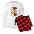 thumbnail image 5 of CafePress - Vintage Pomegranate - Women's Long Sleeve Relaxed Fit Cotton Light Pajama Set, 5 of 7