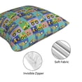 thumbnail image 4 of Throw Pillow Covers, Construction Machinery Soft Square Pillow Cases with Invisible Zipper for Couch Bed Sofa, Farmhouse Fall Home Decor 16"x16", 4 of 7