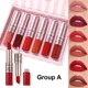 thumbnail image 1 of Heallor-brillo de labios de doble cabeza, 6 colores, terciopelo mate, tinte rojo Sexy, lápiz labial líquido, espejo impermeable, esmalte de labios de agua, maquillaje, 1 of 4