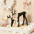 thumbnail image 4 of HIELLFQ Modern Simple Reindeer Table Decor-Black Reindeer Statues Christmas Decorations, Elegant Christmas Gifts,Reindeer Table Centerpieces Decor-Ideal for Living Room Bedroom Office b, 4 of 11